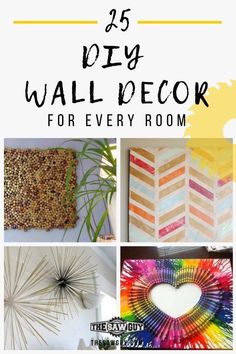 the 25 diy wall decor for every room