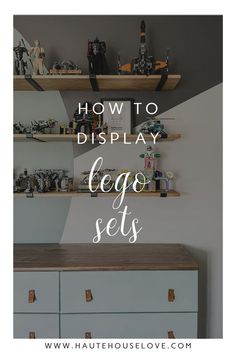 an open shelving unit with the words how to diy open shelving above it