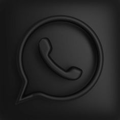 a black phone icon with the call button highlighted in the bottom right hand corner, on a dark background