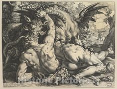 Hendrick Goltzius, Drawing Prints, A Dragon, Vintage Artwork, Vintage Wall, Metropolitan Museum Of Art, Vintage Wall Art, Metropolitan Museum, Artsy Fartsy