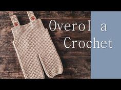 an oven mitt with the words overol a crochet written below it