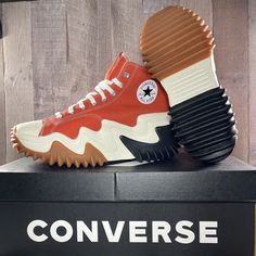 Converse Run Star Motion Hi Unisex Sneakers Mantra Orange Size 10m 11.5w A01174c New. With Box. Shoes In Photos Are The Exact One You Are Purchasing. Please Examine The Photos Entirely As They Are Part Of The Shoe Details. -Size: 10 Mens, 11.5 Womens -Color: Mantra Orange, Black, Egret -Style Code: A01174c -Upper: Textile -Lining: Textile -Outsole: Rubber Due To Variations In Phone Displays Or Computer Monitor Settings And The Light Brightness When Taking Photos, The Real Color Of The Item May B Converse Golf Le Fleur, Converse Run Star Motion, Converse 70, Converse Chuck Taylor Black, Converse Chuck Taylor 70, Black Chuck Taylors, Converse Classic, Garcons Converse, Black Chucks