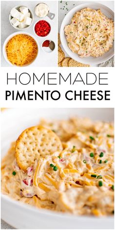 this homemade pimentoo cheese dip is the perfect appetizer for any party