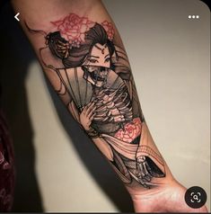 Tato Geisha, Black Girls With Tattoos, Inspiration Tattoos, Red Ink Tattoos, Dope Tattoos For Women, Stylist Tattoos, Badass Tattoos