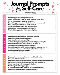 Daily Journal Prompts, Practicing Self Love, Therapeutic Art, Productive Things To Do, Life Journal, Life Help, Emotional Skills, Journal Writing Prompts, Bettering Myself