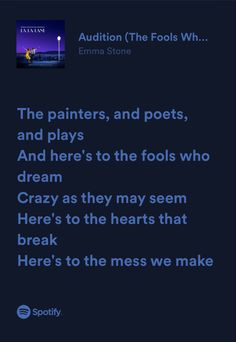 the poem is written in blue and black with an image of a person on it