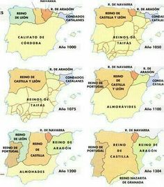 maps showing the locations of major cities and towns in latin america, with their names