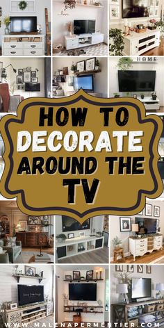 how to decorate around a tv Picture Tv, Window Frame Decor