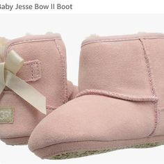 Brand New, Never Worn No Tags/Box Size 0/1 Toddler Uggs, Girl Uggs, Dreamy Nursery, Ugg Store, Shoe Chart, Boho Baby Girl, Baby Uggs, Bow Boots