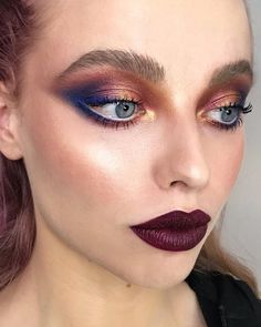 Colorful Eyeshadow Ideas, Nikki Makeup, Catwalk Makeup, Make Up Color, 20 Makeup, Mekap Mata, Eyeshadow Ideas, Witch Makeup, Barbie Makeup