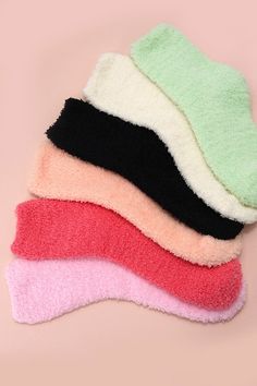 These soft fluffy socks are designed to provide maximum comfort, with a soft and fluffy material that feels gentle against your skin. The socks are also designed to be lightweight and flexible, which allows you to move your feet freely without feeling constrained. You can wear with PJ or lounge wear. One Size Fits Allyarn: coral fleecematerial: polyester/spandex Cute Winter Fuzzy | Warm Soft Socks | Gift for her | Holiday gift | Must Haves | Favorite styles | Solid Color Socks | Comfy Socks | Co Cozy Soft Black Socks, Pink Fuzzy Socks, Color Socks, Trendy Socks, Soft Socks, Fluffy Socks, Comfy Socks, Socks Gift, Soft Sock