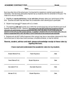 a form of agreement for students to use the school's student - centered application