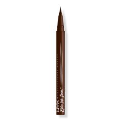 Epic Ink Vegan Waterproof Liquid Eyeliner - EPIC INK LINER MILK CHOCOLATEBenefitsGoing nude never better in the #1 Eyeliner from NYX Professional Makeup, now in 4 nude shadesNEW shades, same precision with NYX's flexible brush tip for intense pigments and epic nude liner looks24HR wear. Waterproof. Flake-resistant. Matte finishAll NYX Professional Makeup products are proudly cruelty-free and PETA certifiedFeaturing a vegan formula with no animal-derived ingredients or by-product - Epic Ink Vegan Nyx Liner, Nyx Eyeliner, Epic Ink Liner, Makeup Ulta, Never Better, Makeup Wishlist, Waterproof Liquid Eyeliner, Brown Eyeliner, Candy Christmas