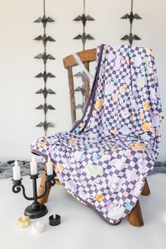 Experience the magic of the spooky season with our Creep It Real Luna Wrap! The trendy checker print in solid purple and gray is accented with festive Halloween details on this 47in X 47in double layered bamboo blanket.      Key Features of our Luna Wrap Blankets:     Our ultra-soft bamboo fabric is    safe and gentle on eczema-prone and sensitive skin  and is a    great texture for those with sensory processing disorders.     Made from    220GSM    bamboo fabric making them    extra stretchy , durable  , and snuggly !       Double-layer bamboo  to keep you comfy cozy.      47x47in   for extra snuggle room!     Exclusive designs  made from our very own team of moms! Creep It Real, Sensory Processing Disorder, Checker Print, Sensory Processing, Fabric Making, Blanket Wrap, Halloween Festival, Bamboo Fabric, Comfy Cozy