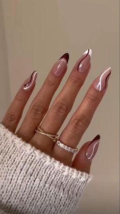 Plum Nails, Fall Nail Trends, Nail Designs Valentines, Nail Designs Glitter, Nails Acrylic, Nude Nails, Nails Art