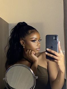 November 11, A Mirror, Girls Makeup, Black Girls Hairstyles, Brown Skin