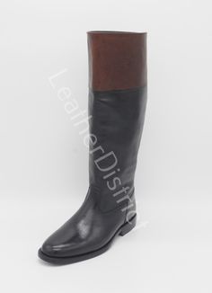 For more design in handmade tall riding and polo boots section please follow the link. https://www.etsy.com/shop/BarismilLeathers?ref=seller-platform-mcnav&section_id=26256838 Tall leather hunting boots | handmade leather riding boots | costume boots for cosplay | leather hunting boots | made to measure boots. Material: 100 % pure cowhide leather with full leather lining.  All handmade leather hunting riding boots.  Handmade leather boots for polo horse riding or you can use them as fashion boot Long Black Leather Boots, Polo Boots, Pirate Boots, Horse Riding Boots, Handmade Leather Boots, Cosplay Boots, Boots Tall, Boots Knee High, Womens Riding Boots