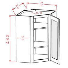 an image of a kitchen cabinet with measurements