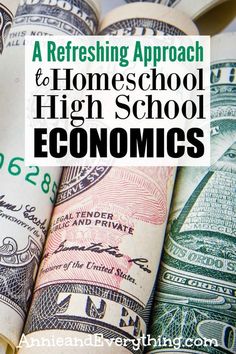 an open book with the title, a refreshing approach to homeschool high school