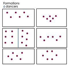 four squares with dots in the middle