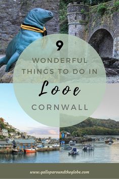 the top things to do in corfwall with text overlay that reads 9 wonderful things to do in corfwall