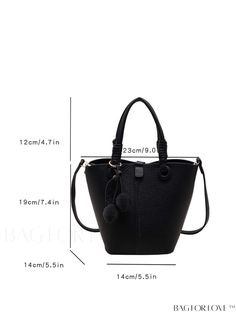 BagForLove - Versatile & Spacious Crossbody Bag - Perfect for Shoulder or Hand Carry Product Description Color Black Type Bucket Bag Pattern Type Plain Material PU Leather Details Pictures Similar Products h2 { text-align: center; } /* æ¢è¡ */ li{ white-space: normal; word-break: break-all; word-wrap: break-word; } .red-box { width: 100%; display: flex; flex-direction: row; flex-wrap: wrap; justify-content: center; } .red-box > div { width: 190px; height: 250px; margin: 10px; } .red-box > div > a > img { width: 190px; height: 250px; } .size-box { width: 100%; margin: auto; white-space: nowrap; } .table { border-collapse: collapse; border-spacing: 0; width: 100%; table-layout: fixed; } tr, td, th { border: 1px solid rgb(175, 173, 173); padding: 10px 0px; text-align: center; font-size: 14p Black Mobile Phone Bag With Double Handle, Black Double Handle Mobile Phone Bag, On-the-go Black Bucket Bag, Black Bucket Bag For On-the-go, Black Handheld Bucket Bag With Detachable Strap, Black Bucket Box Bag With Detachable Handle, Black Bucket Shoulder Bag With Removable Pouch, Black Bucket Shoulder Bag With Phone Pocket, Black Handheld Bucket Bag