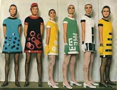 Mary Quant minis 1960s Mini Skirt, 1960’s Fashion, Andre Courreges, Cristobal Balenciaga, Mini Skirt Fashion, 1960s Dresses, 1960 Fashion, Swinging 60s