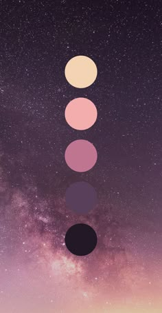 the five chakras in front of a night sky