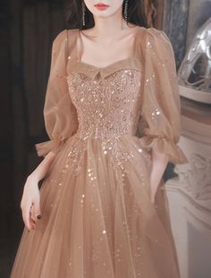 Prom Dresses Sparkle, Party Floor, Dresses Sparkle, Designer Dresses Elegant, Shine Dress, Dress Outfits Party, Gowns Dresses Elegant, Soiree Dress