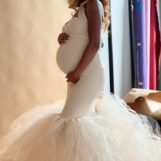 Small Maternity Dress, Perfect For Maternity Pictures. Last Picture Is An Example Of The Dress On The Website Model Nude Maternity Dress, Maternity Pictures, Maternity Dress, Maternity Dresses, The Dress, Colorful Dresses, Womens Dresses, Cream, Women Shopping