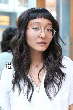 Top 22 Hottest Micro Bangs Styles To Try Right Now Baby Bangs Long Hair, Ashy Blonde Balayage, Very Short Bangs, Bangs And Glasses, Side Bangs Hairstyles, Haircuts For Long Hair With Layers, Baby Pony, Hairstyles With Glasses