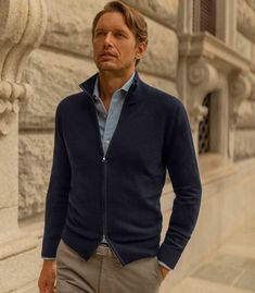 Business Casual Looks, Executive Style, Cashmere Suit, Executive Fashion, Cardigan Outfit, Mens Cashmere, Fall Outfits Men, Power Dressing