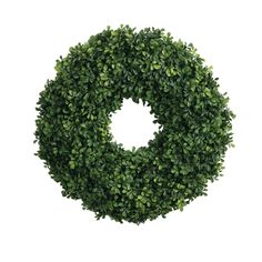 Ultimate Boxwood Wreath - Nested Designs Boxwood Wreaths On Double Doors, Best Boxwood Wreath, Real Boxwood Wreaths, Boxwood Wreath With Ribbon, Green Gem Boxwood, Boxwood Wreath, All Shapes, Green Thumb, Looks Great