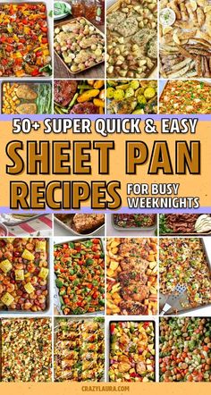 50 super quick and easy sheet pan recipes for busy weeknights