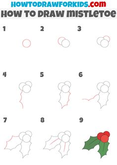 how to draw a christmas holly berry step by step for kids and beginners in this video, you can learn how to draw