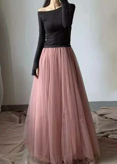 Clothes For Size 10-12 Women, Chiffon Skirt Outfit, Tulle Skirt Outfit, Tulle Skirt Wedding, Linen Skirts, Tulle Long Dress, Pink Tulle Skirt, Tulle Maxi Skirt