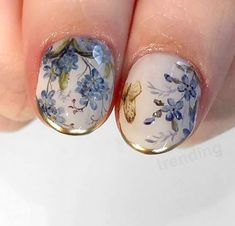 Trend Board, Blue Cottage, Casual Nails, Pretty Nail Art, Nails Manicure, Short Nail Designs, Fancy Nails