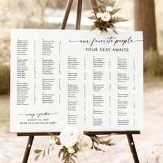 Wedding seating chart - Etsy Alphabetical Seating Chart Wedding, Reception Seating Chart, Seating Sign, Place Card Template, Reception Seating