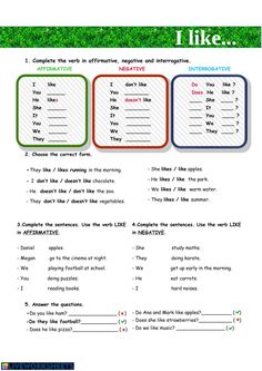 the worksheet for an english speaking activity with words and pictures on each page