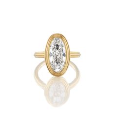 Era - Contemporary, by The Moonstoned Materials - 22k Gold & Diamond (3.01ct G/VS1 GIA: 2346969075) Weight - 7.47 Grams Size - 5.5 Proposal Rings