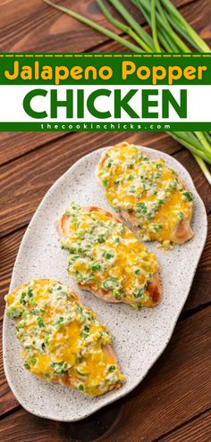 A Labor Day party food idea featuring grilled chicken breasts! This easy summer grilling recipe is another way to enjoy jalapeno poppers. Packed with flavor without being too spicy, this low-carb Jalapeno Popper Chicken is just perfect! Chicken On Bbq, Bbq Party Food, Jalapeno Popper Chicken