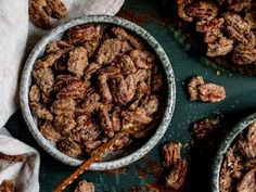 Cayenne Candied Pecans Recipe  - Food.com Best Christmas Appetizers, Candied Pecans Recipe, Nut Recipes, Pecan Recipes, Candied Pecans, Christmas Appetizers, Best Christmas, Baking Tips, Pecans