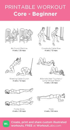 the printable workout guide for beginners