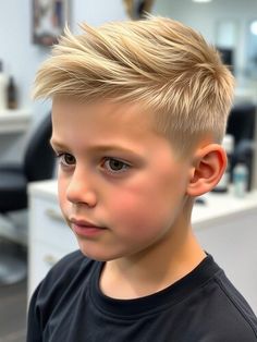 Boys Haircuts For Thick Hair, Boys Haircut Trendy Straight Hair, Edgy Boy Haircuts, Boys Haircut Straight Thick Hair, Boys Haircut Short On Sides Long On Top, 2024 Hair Trends For Boys, Boys Teen Haircut, Fluffy Short Hair Boys, Haircut Boy Short