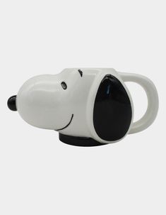 a coffee cup shaped like a dog