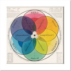 a color wheel with different colors in it