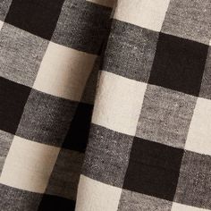 a black and white checkered fabric