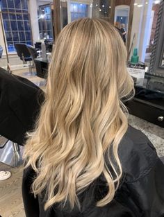 Balayage And Highlights, Butter Blonde Hair, Soft Blonde Hair, Warm Blonde Hair, Perfect Blonde Hair, Blonde Hair Transformations, Dyed Blonde Hair