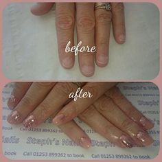 Sculptured acrylic extensions on bitten nails. Nude nails with a bit of bronze shimmer Golden Nail Extension, Acrylic Extensions, Nails Nude, D Book, Nude Nails, Sculpture, Nails