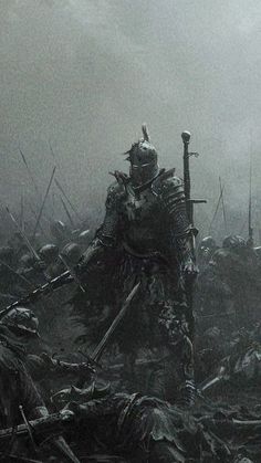 Medieval Soldier Aesthetic, Crusader Knight Art, Prince Core, Fantasy Dinner, Dark Souls Wallpaper, Dark Souls Artwork, Warriors Wallpaper, Dark Fantasy Artwork, The Dark One